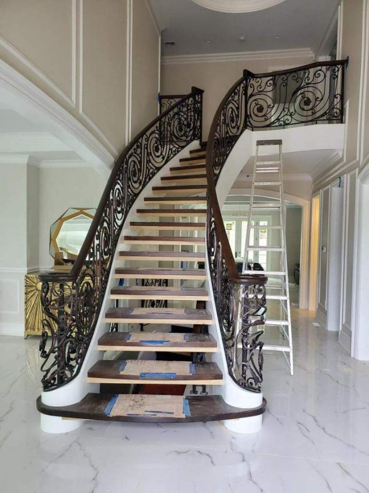 Wrought Iron Stair Railings Queens